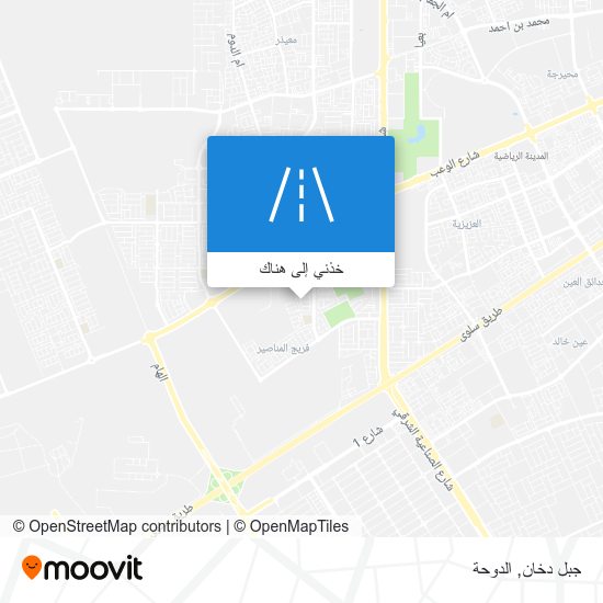 خريطة جبل دخان