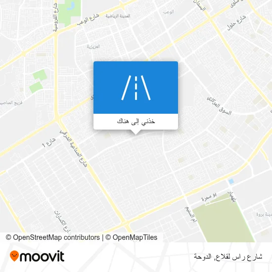 خريطة شارع راس لقلاع