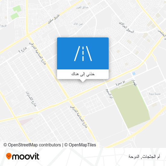 خريطة أم الجثجاث