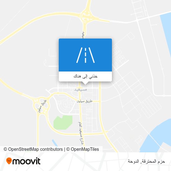 خريطة حزم المحترقة