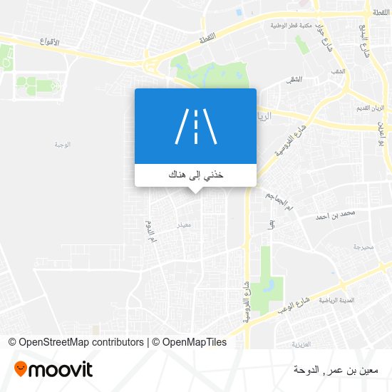 خريطة معين بن عمر