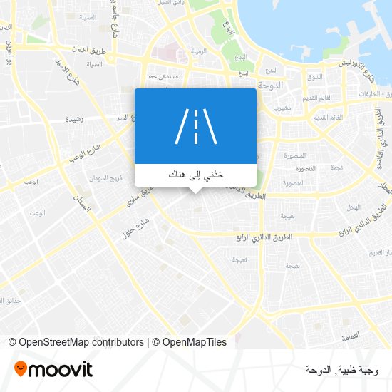 خريطة وجبة ظبية