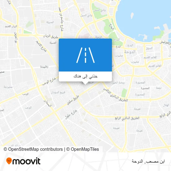 خريطة ابن مصعب