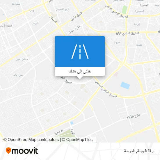 خريطة برقا الهجلة