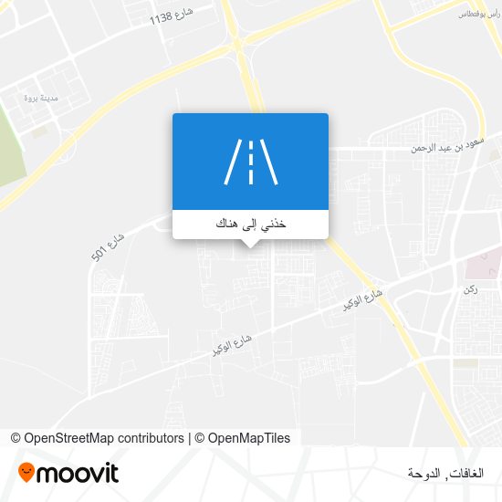 خريطة الغافات