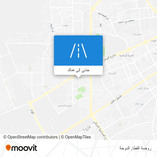 خريطة روضة القطا