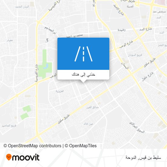 خريطة سليط بن قيس