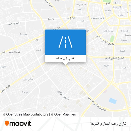 خريطة شارع وعب الجفاره