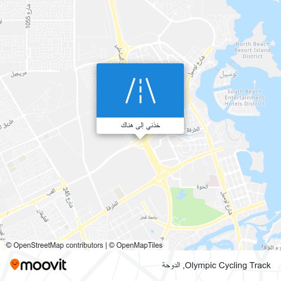 خريطة Olympic Cycling Track