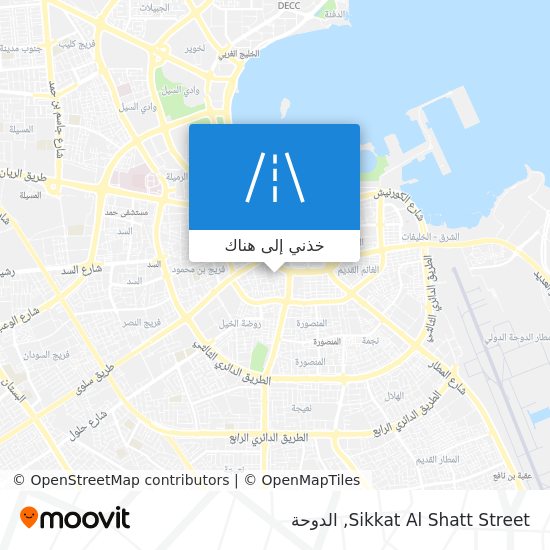 خريطة Sikkat Al Shatt Street