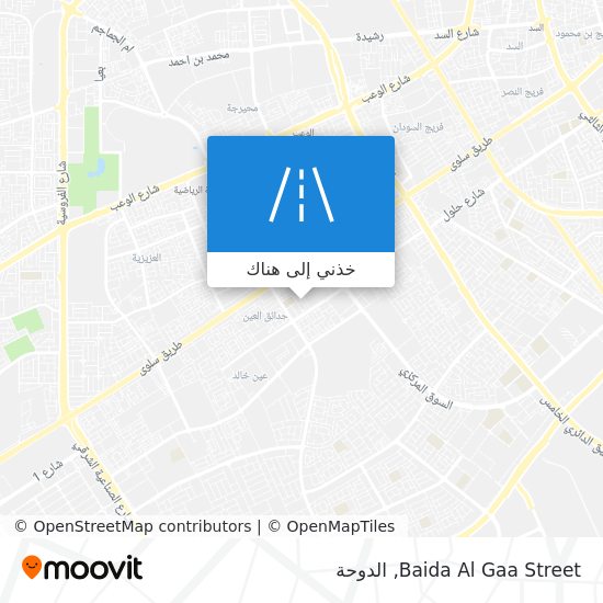 خريطة Baida Al Gaa Street