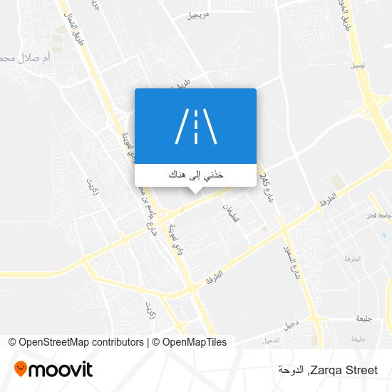 خريطة Zarqa Street