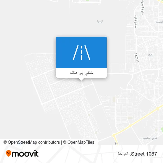 خريطة Street 1087