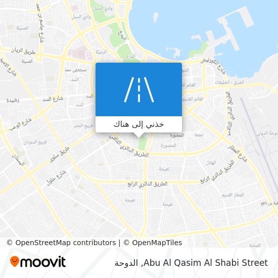 خريطة Abu Al Qasim Al Shabi Street