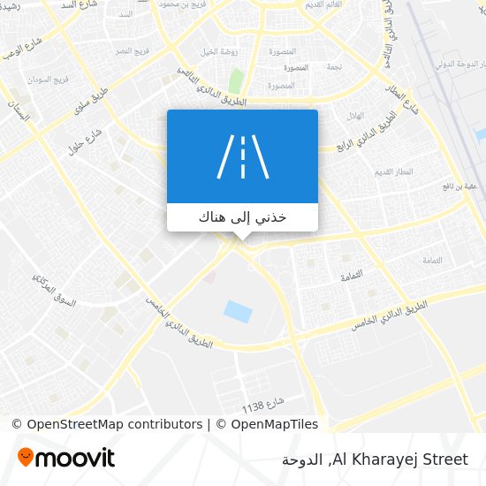 خريطة Al Kharayej Street