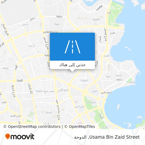 خريطة Usama Bin Zaid Street