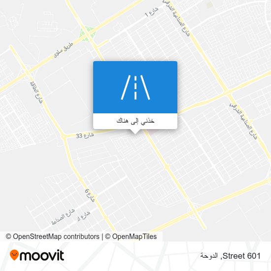 خريطة Street 601