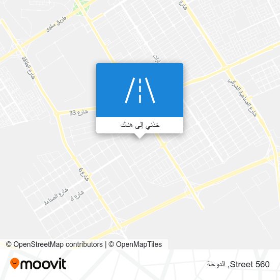 خريطة Street 560