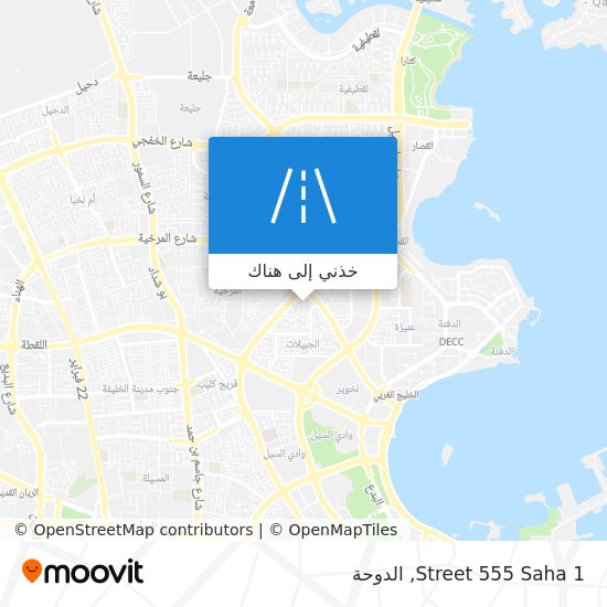 خريطة Street 555 Saha 1