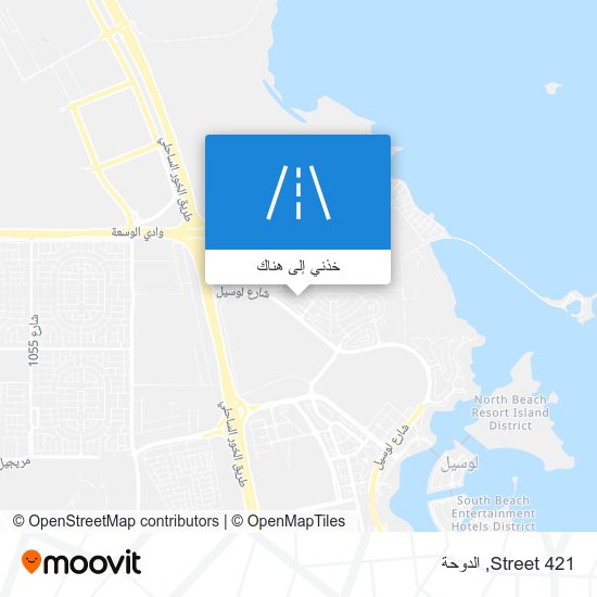 خريطة Street 421