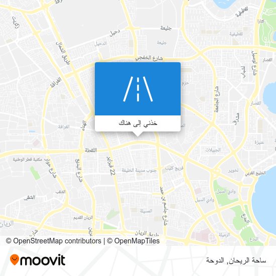 خريطة ساحة الريحان