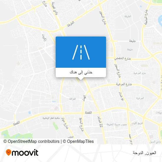 خريطة العيون