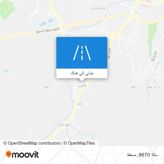 خريطة سكة 8670