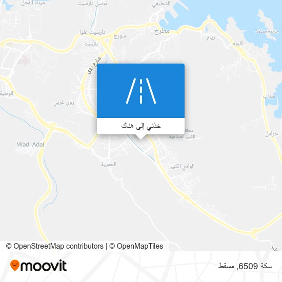 خريطة سكة 6509