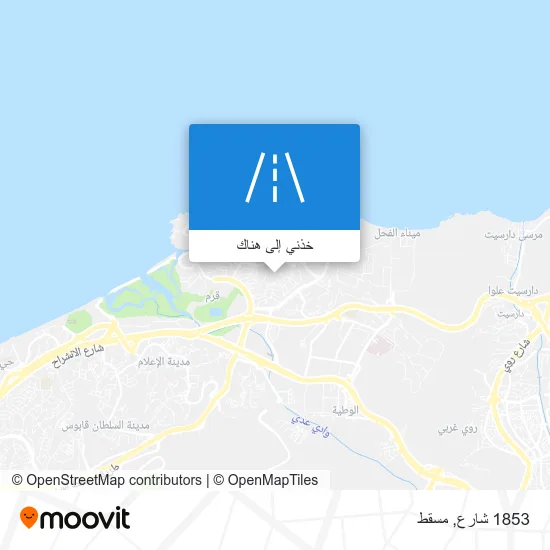 خريطة 1853 شارع