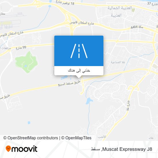 خريطة Muscat Expressway J8