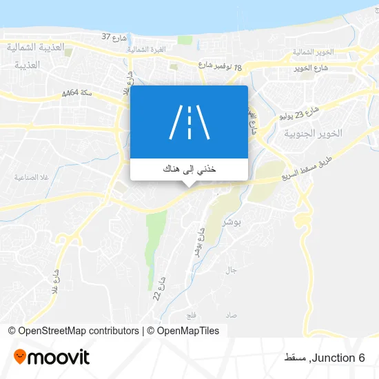 خريطة Junction 6