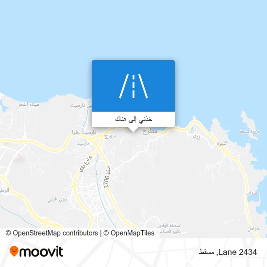 خريطة Lane 2434