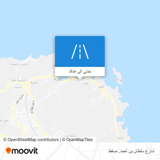 خريطة شارع سلطان بن أحمد