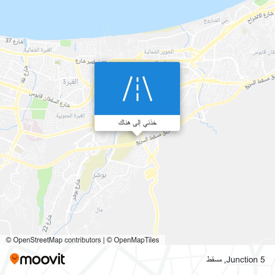 خريطة Junction 5