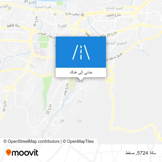 خريطة سكة 5724