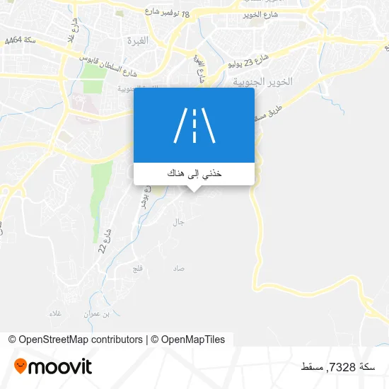 خريطة سكة 7328