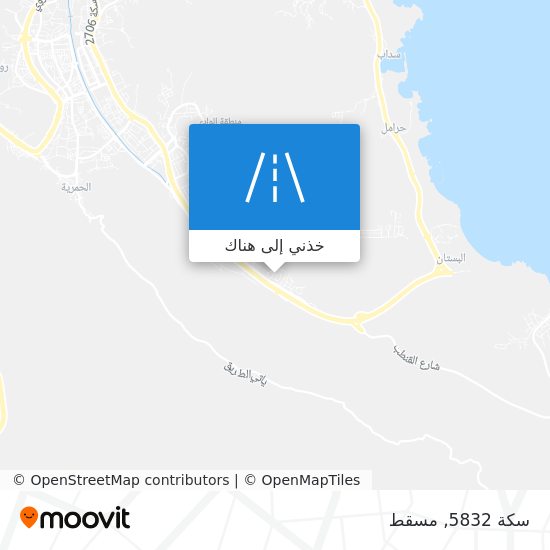 خريطة سكة 5832