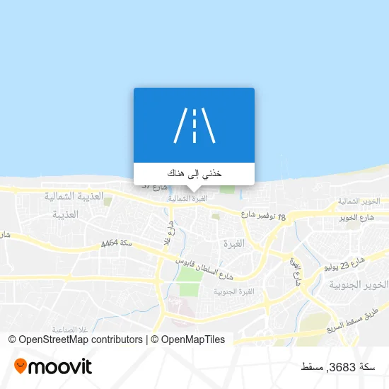 خريطة سكة 3683