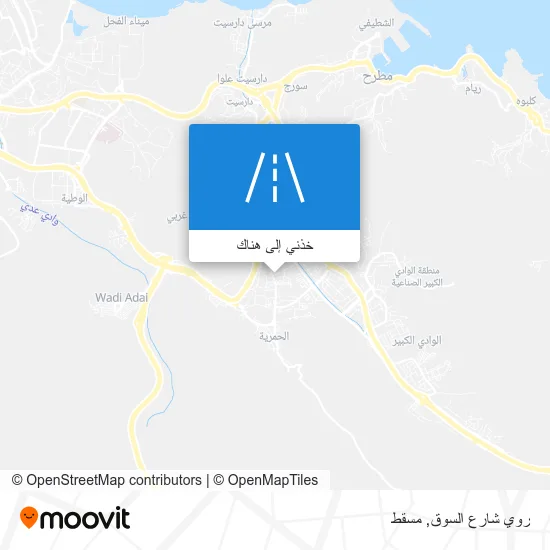 خريطة روي شارع السوق