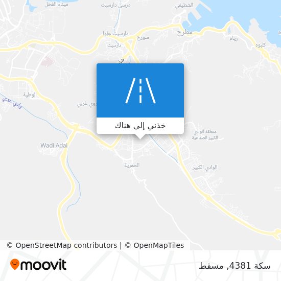 خريطة سكة 4381