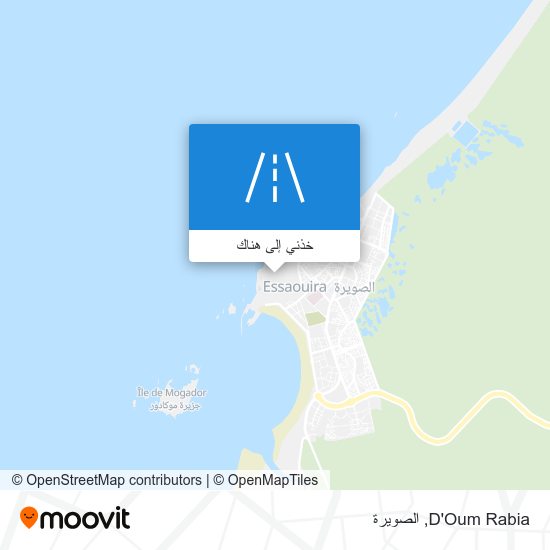 خريطة D'Oum Rabia