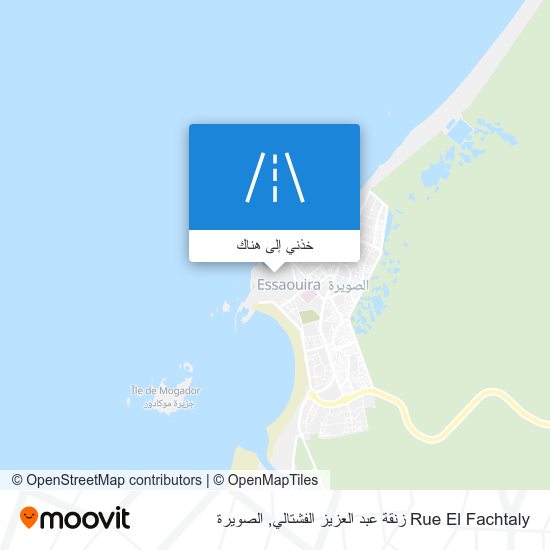 خريطة Rue El Fachtaly زنقة عبد العزيز الفشتالي