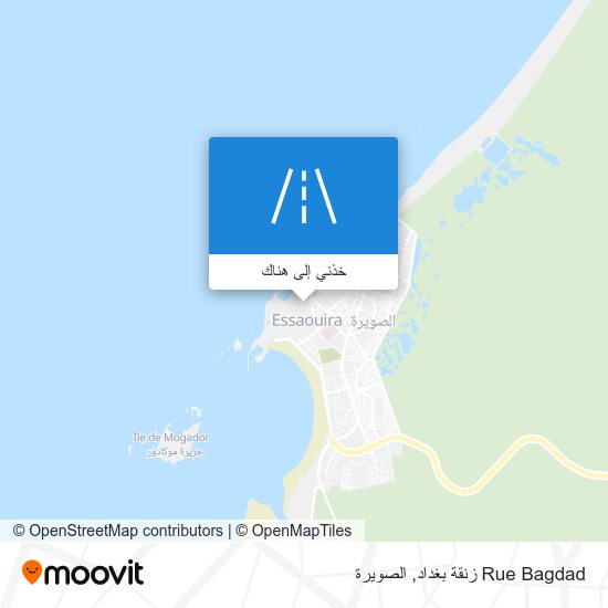 خريطة Rue Bagdad زنقة بغداد