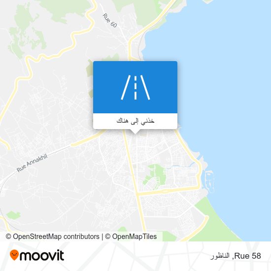 خريطة Rue 58