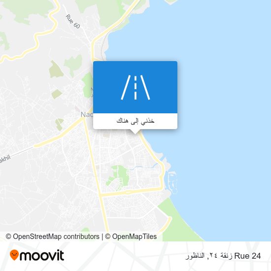 خريطة Rue 24 زنقة ٢٤