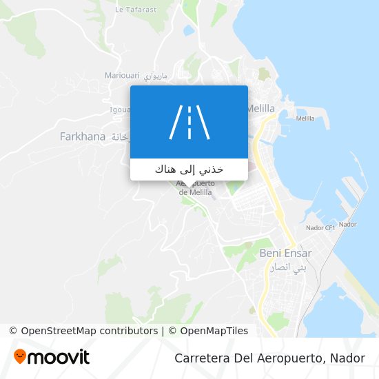خريطة Carretera Del Aeropuerto