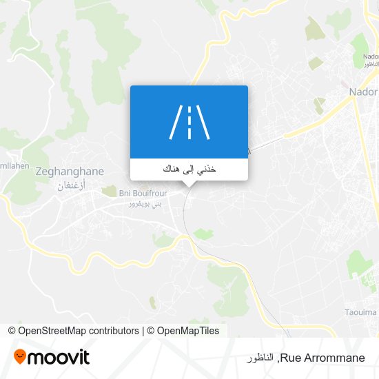 خريطة Rue Arrommane