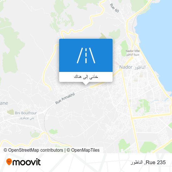 خريطة Rue 235