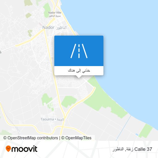 خريطة Calle 37 زنقة