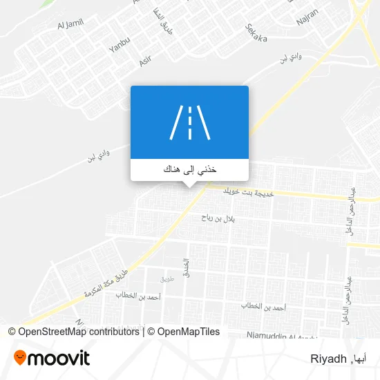 خريطة أبها